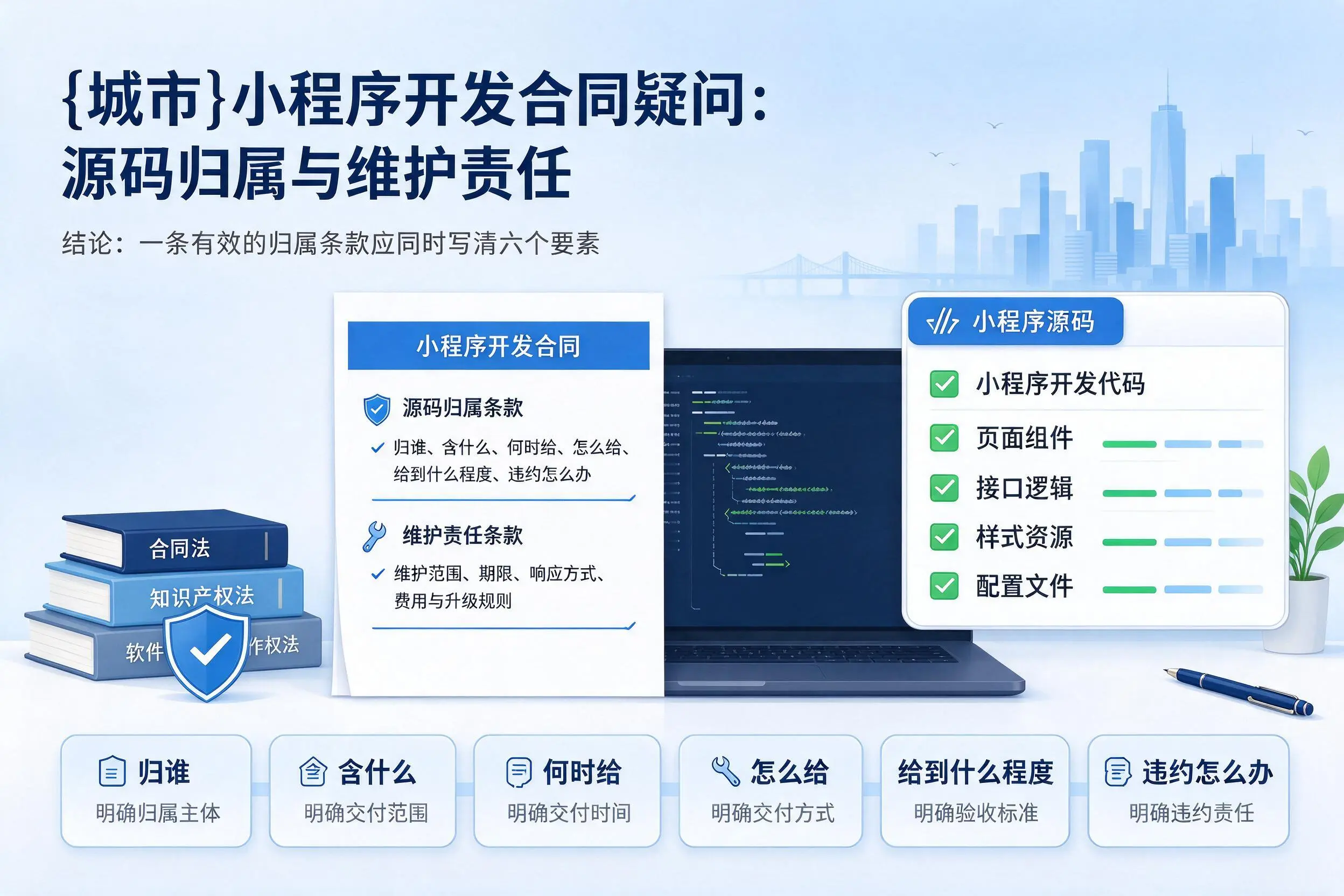 桂林小程序开发合同疑问：源码归属与维护责任