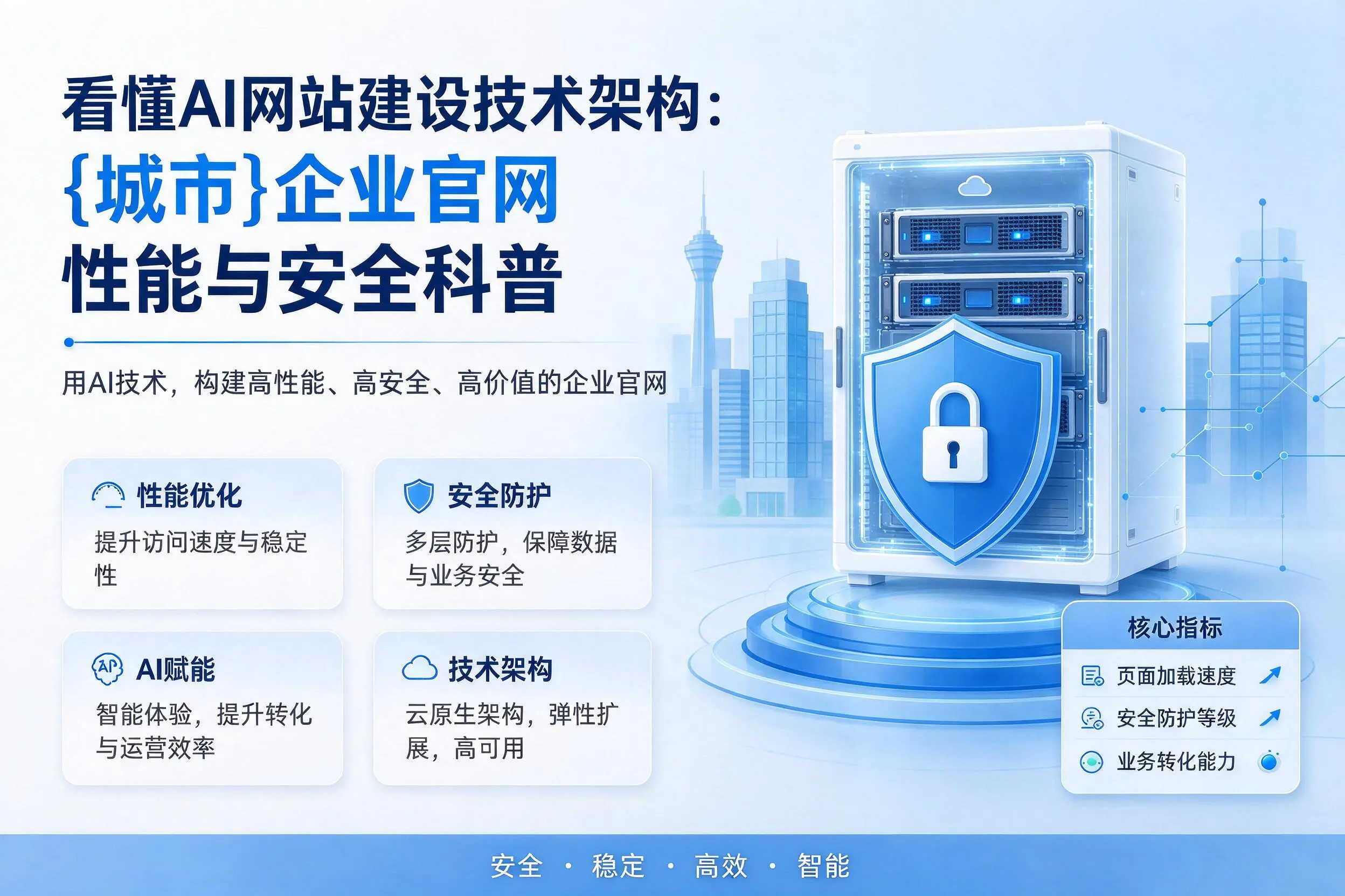 看懂AI网站建设技术架构:桂林企业官网性能与安全科普