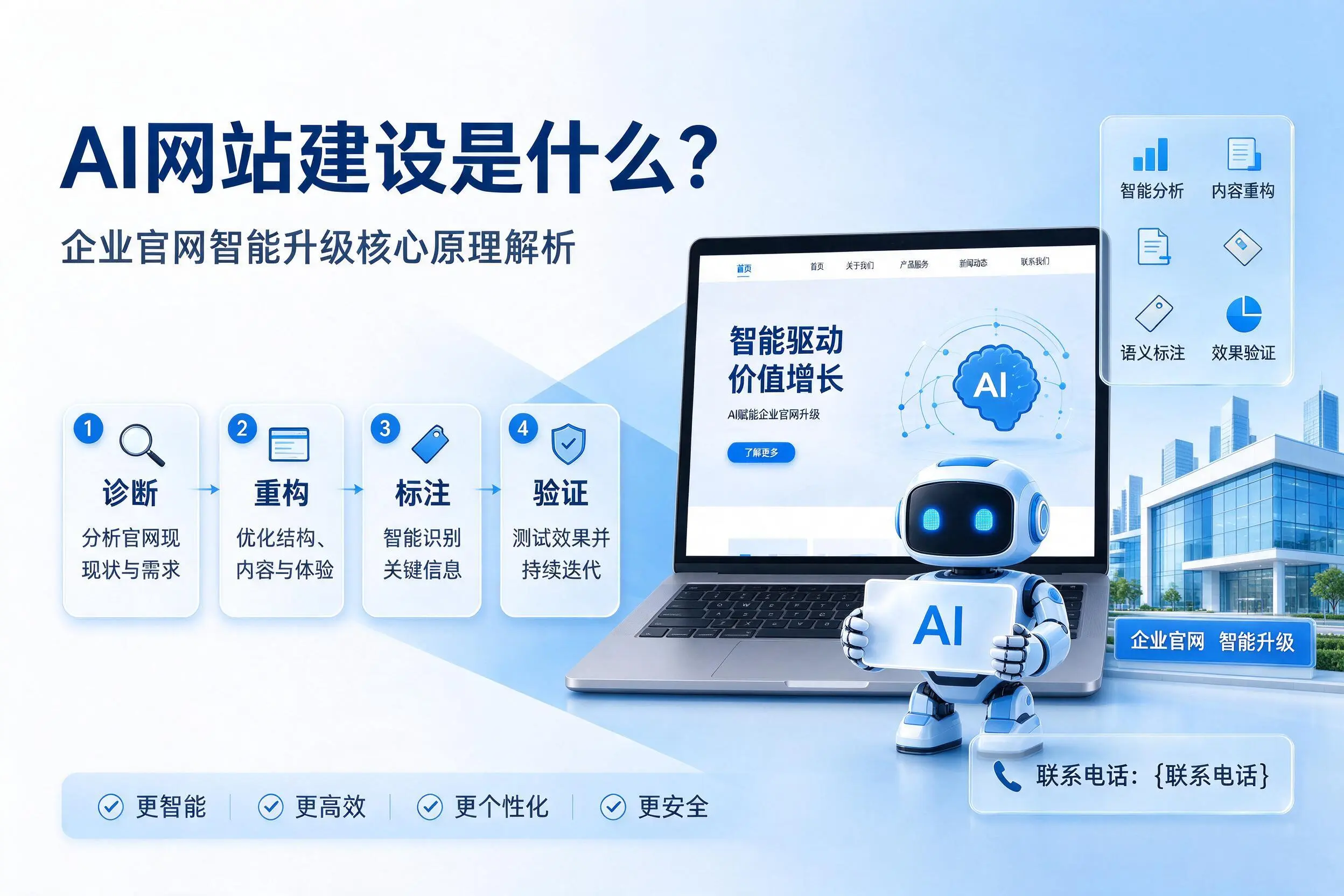 AI网站建设是什么？桂林企业官网智能升级核心原理解析