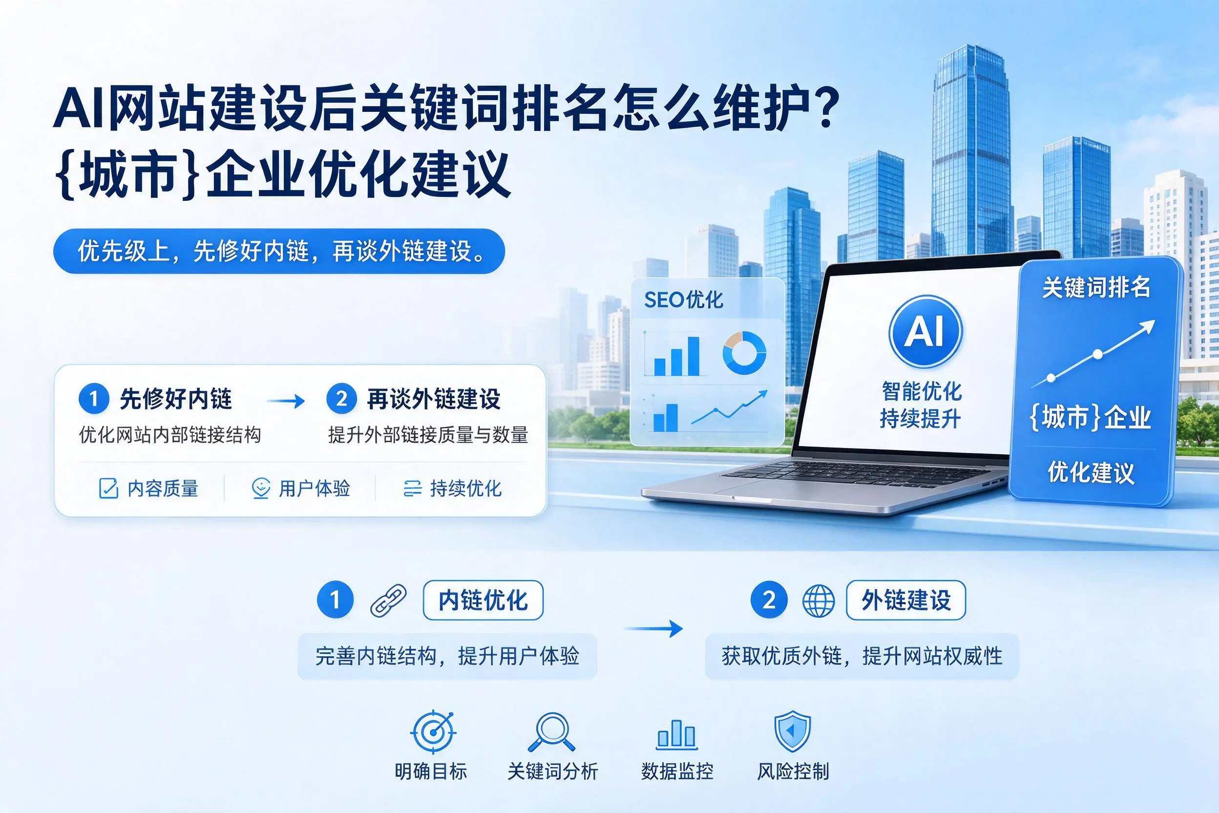 AI网站建设后关键词排名怎么维护？桂林企业优化建议