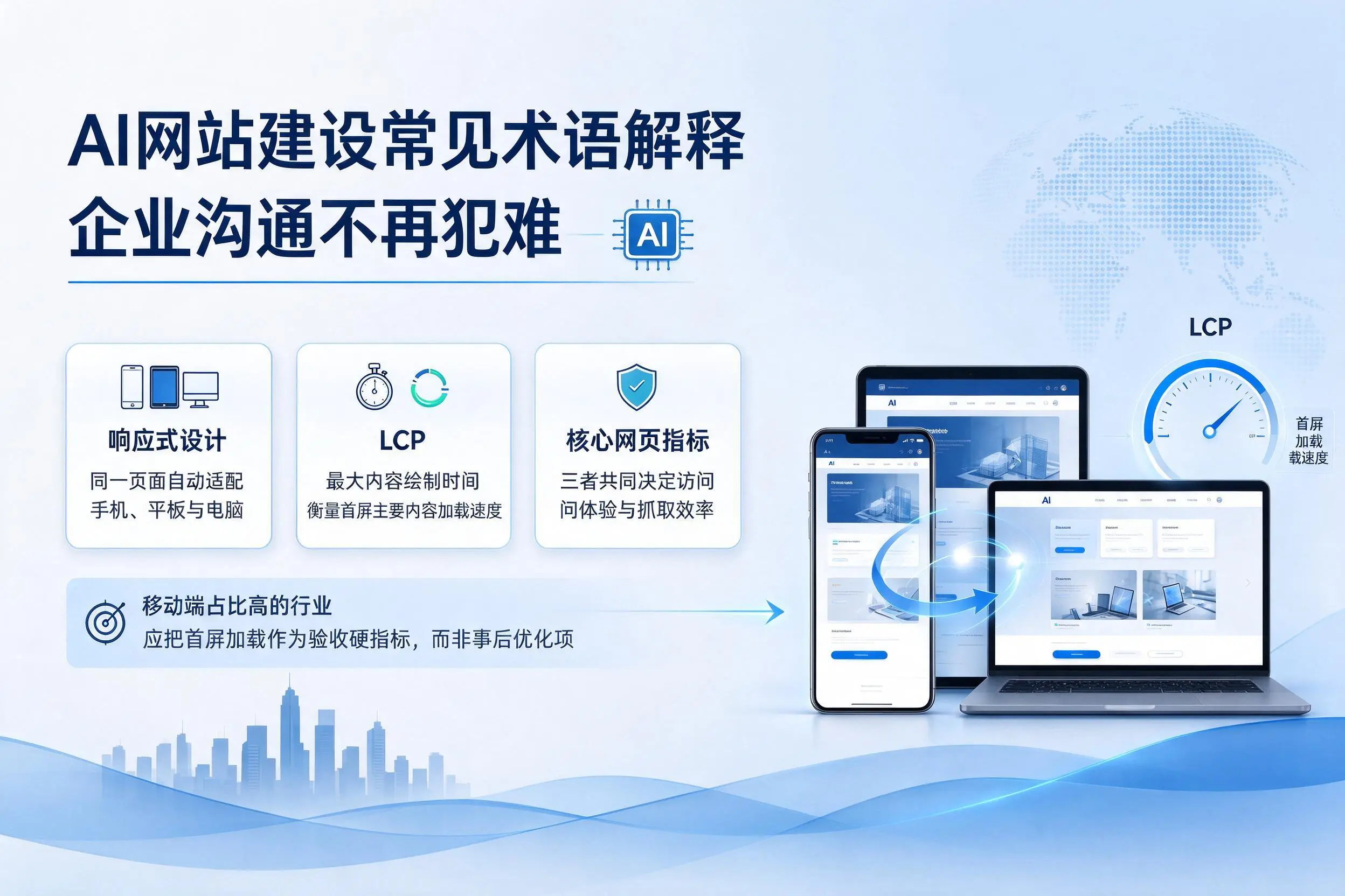 AI网站建设常见术语解释,桂林企业沟通不再犯难